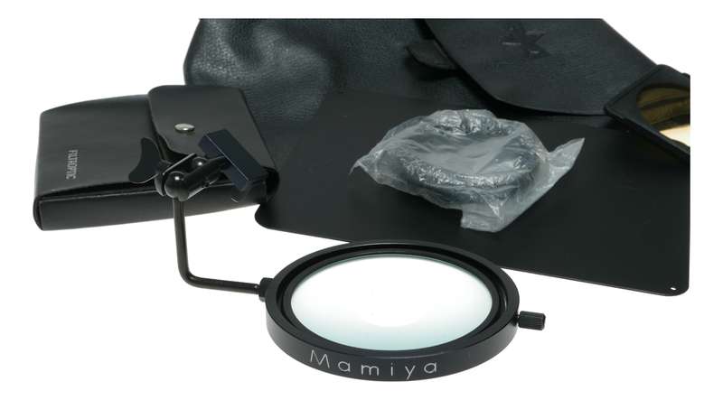Mamiya camera filter ring Filtroptic drop in filter accessory in pouch