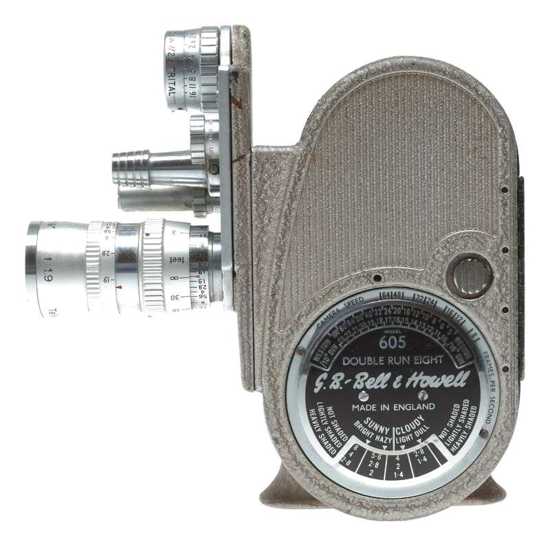 Bell and Howell Model 605 Double Run Eight 8mm film movie camera
