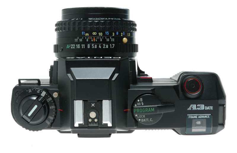 Pentax A3 Date 35mm film SLR camera Pentax-A 1:1.7 50mm KA lens mount