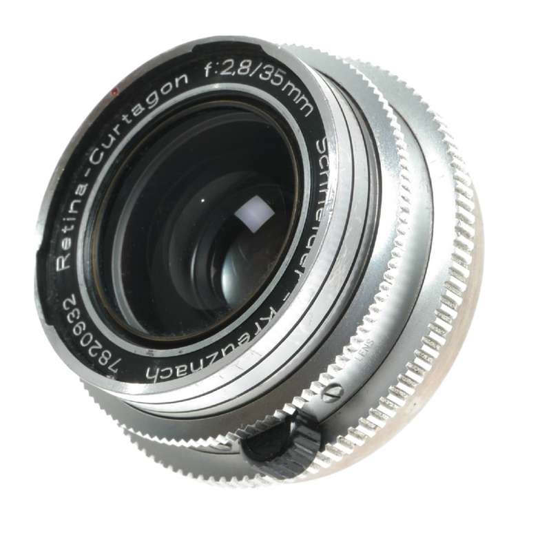 Schneider Retina-Curtagon f:2.8/35mm film Kodak reflex camera wide angle lens