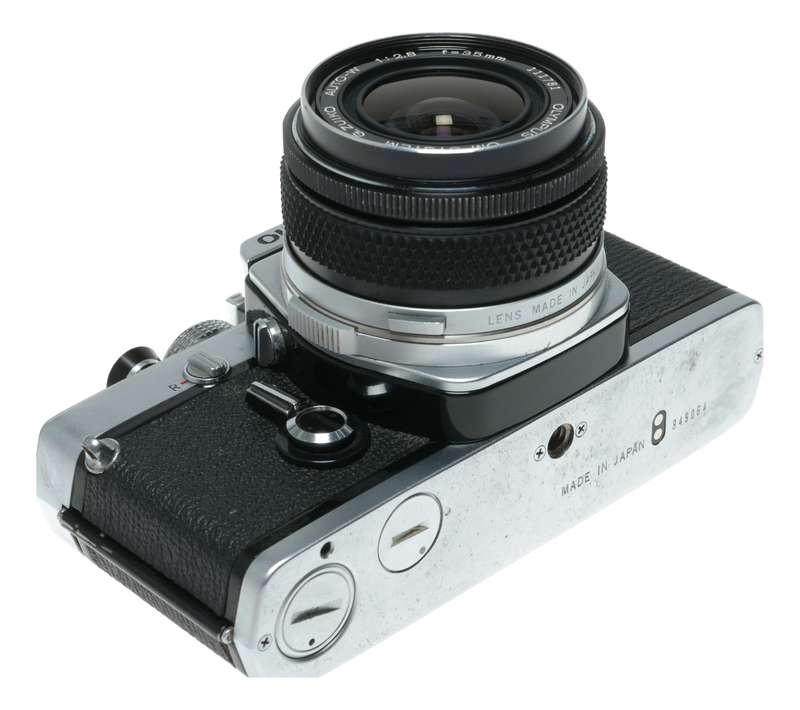 Olympus OM-1 35mm film SLR camera Auto-W 1:2.8 f=35mm