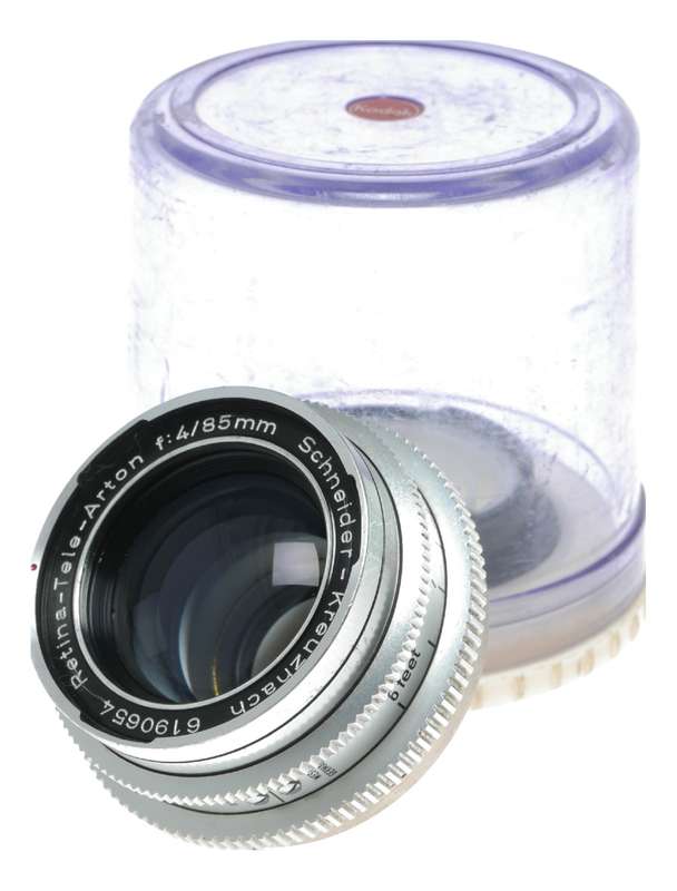 Schneider Retina-Tele-Arton f:4/85mm reflex camera telephoto lens