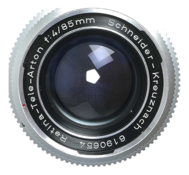 Schneider Retina-Tele-Arton f:4/85mm reflex camera telephoto lens