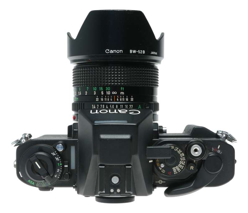 Canon F-1 35mm film SLR camera 1.4/50 FD macro tele Zoom lenses motor drive instructions