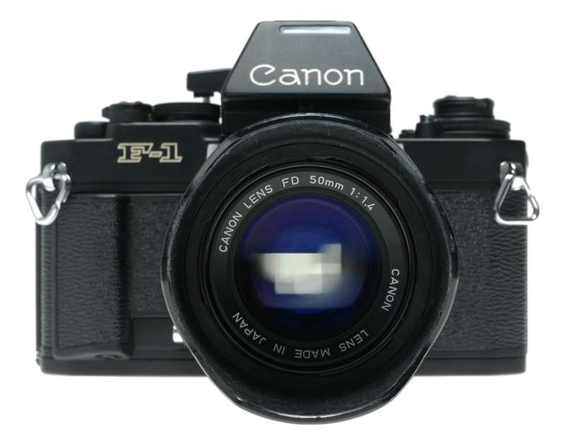 Canon F-1 35mm film SLR camera 1.4/50 FD macro tele Zoom lenses motor drive instructions