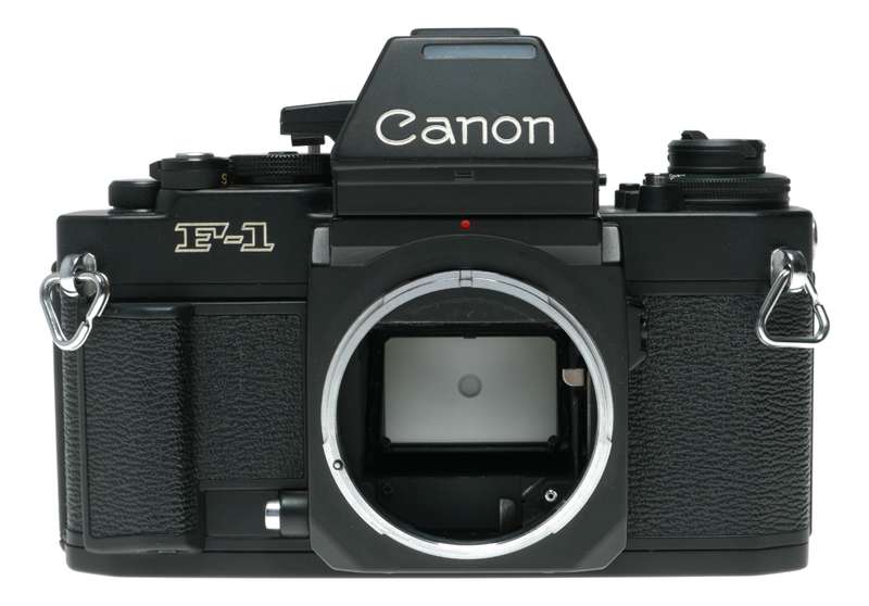 Canon F-1 35mm film SLR camera 1.4/50 FD macro tele Zoom lenses motor drive instructions