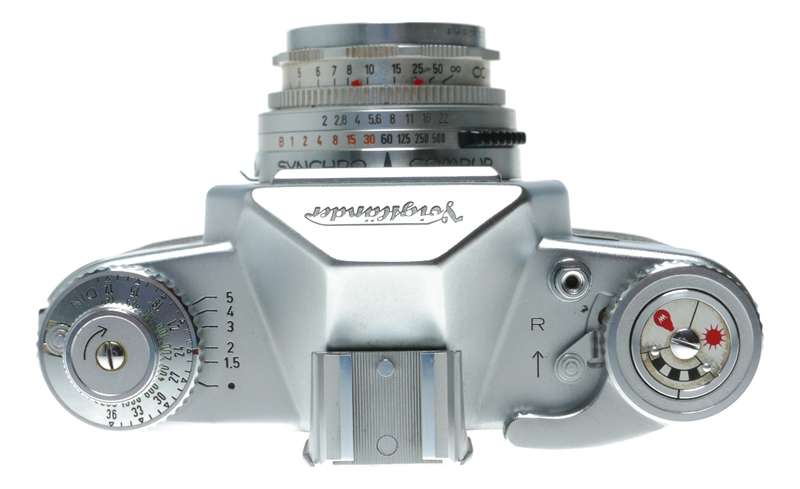 Voigtlander Bessamatic film camera Color-Skopar X 2.8/50 lens original case box papers
