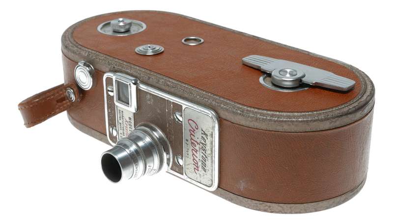 Keystone Criterion Model A-9 art deco 16mm film cine camera Wollensak Raptar f/2.5