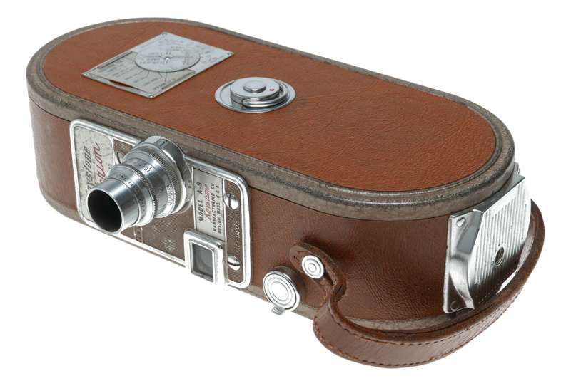 Keystone Criterion Model A-9 art deco 16mm film cine camera Wollensak Raptar f/2.5