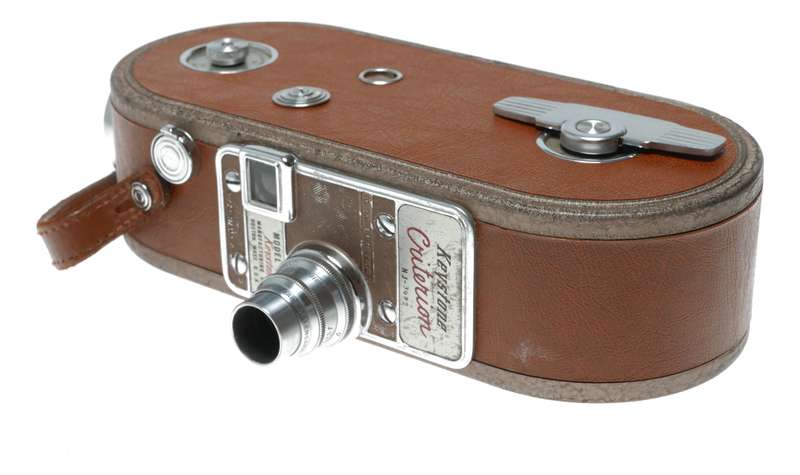Keystone Criterion Model A-9 art deco 16mm film cine camera Wollensak Raptar f/2.5