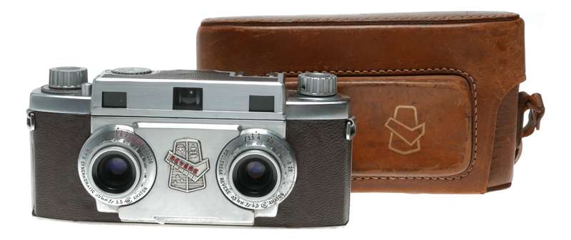 Revere Stereo 33 rangefinder 35mm film camera Wollensak Amaton f/3.5