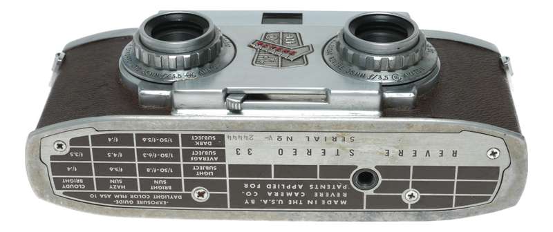 Revere Stereo 33 rangefinder 35mm film camera Wollensak Amaton f/3.5