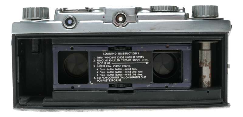 Revere Stereo 33 rangefinder 35mm film camera Wollensak Amaton f/3.5