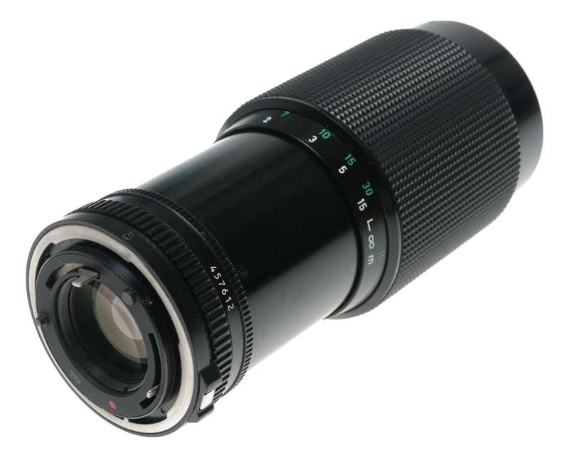 Canon FD 1:4 70-210mm Zoom 35mm film SLR camera macro lens