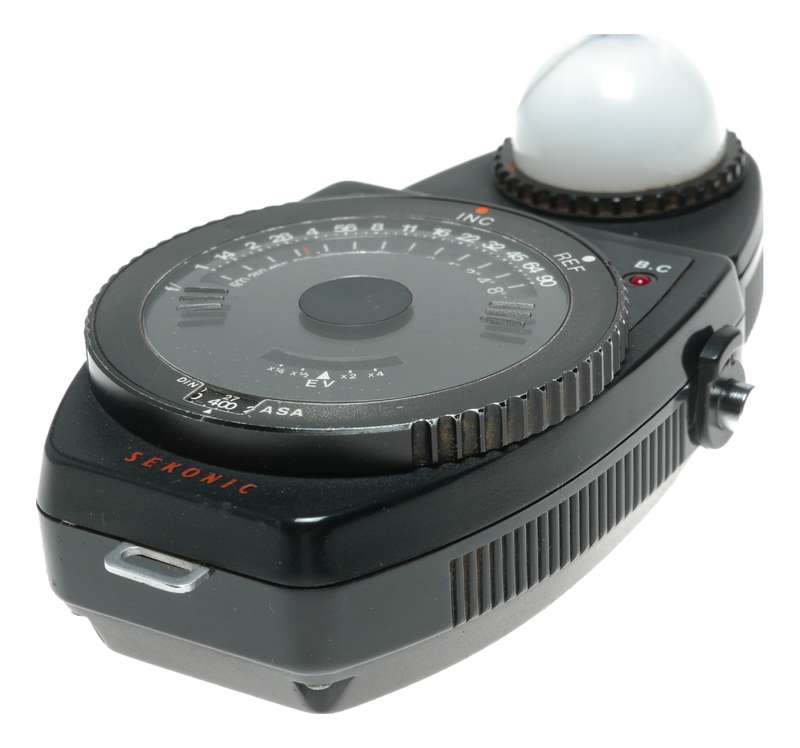 Sekonic Studio Auto II Light meter in original pouch