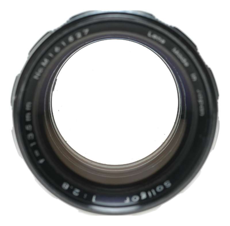 Soligor 1:2.8 135mm camera tele lens P mount M42 Universal Pentax Praktica