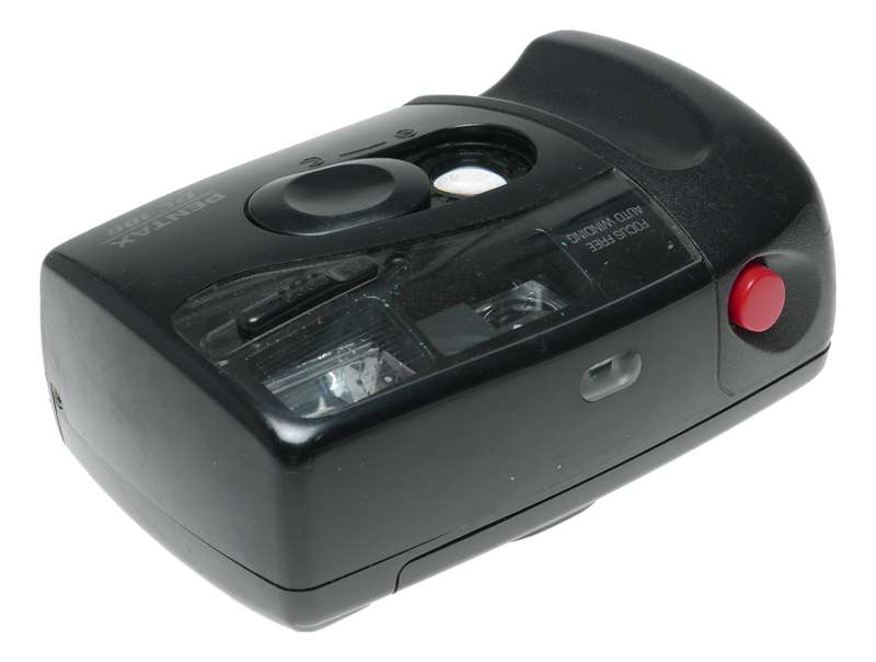 Pentax PC-100 Point Shoot 35mm film compact auto wind camera with instructions