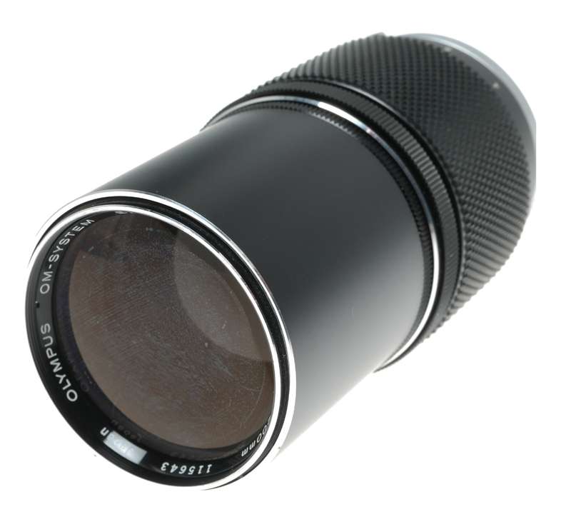 Olympus OM-System Auto-T 1:4 f=200mm E.Zuiko camera tele lens