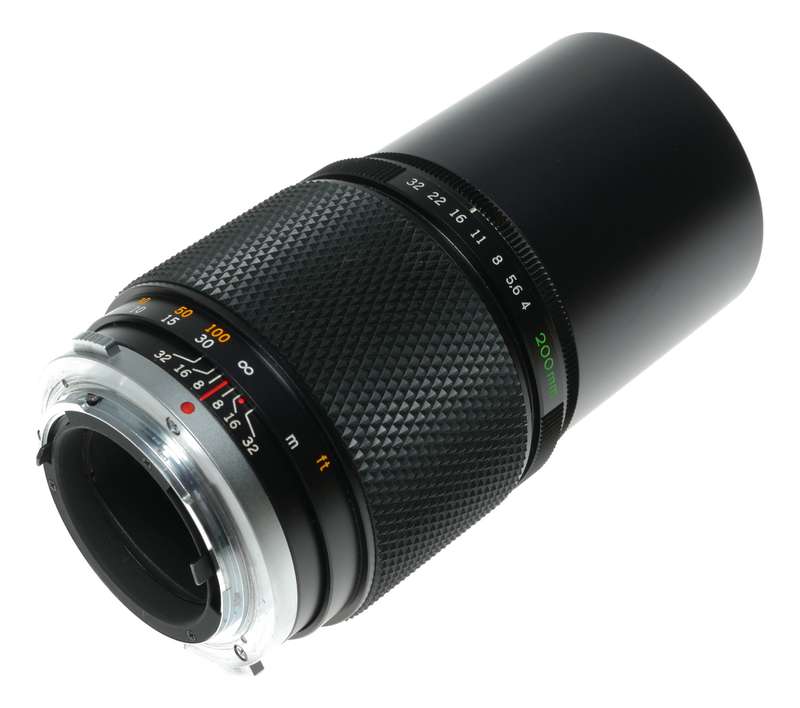Olympus OM-System Auto-T 1:4 f=200mm E.Zuiko camera tele lens