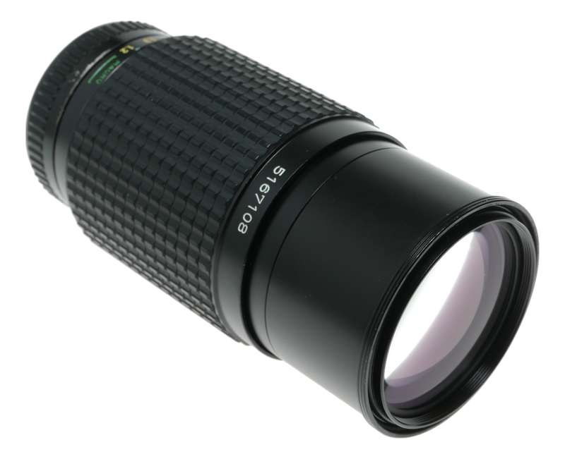 SMC Pentax-A Zoom 70-210mm macro lens fits classic 35mm film SLR camera