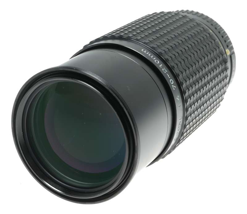 SMC Pentax-A Zoom 70-210mm macro lens fits classic 35mm film SLR camera