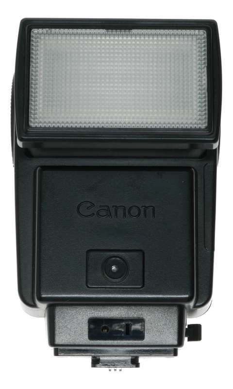 Canon Speedlite 199A hot shoe tilt head film camera flash unit pouch manual