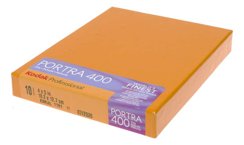 Kodak Professional Portra 400 4x5in film exp.07/2026 x10 sheets in sealed box