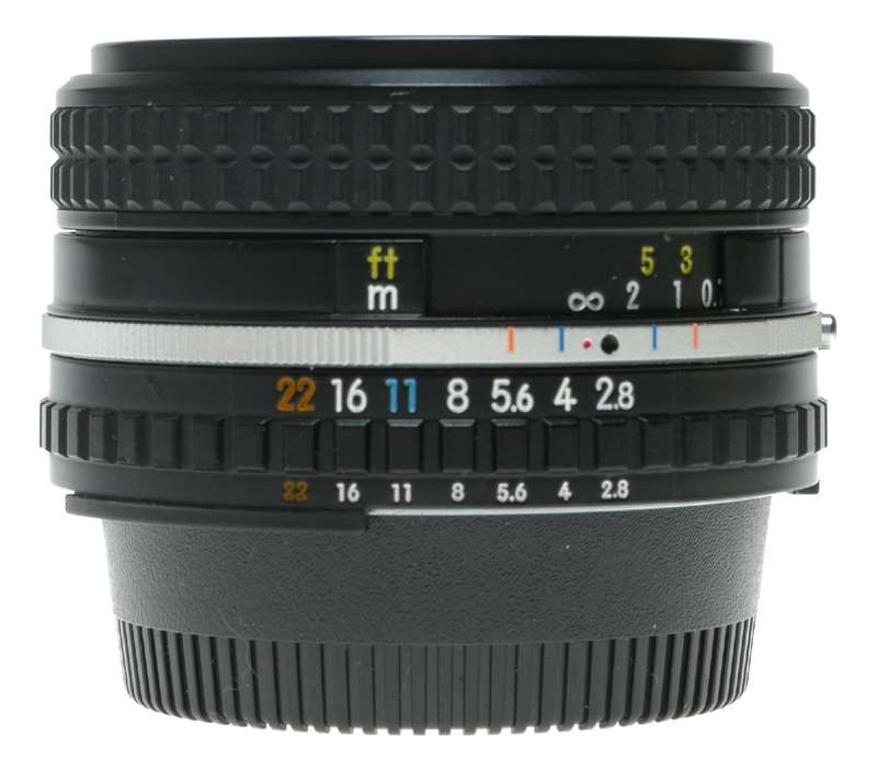 Nikon 1:2.8 28mm Series E camera wide angle lens