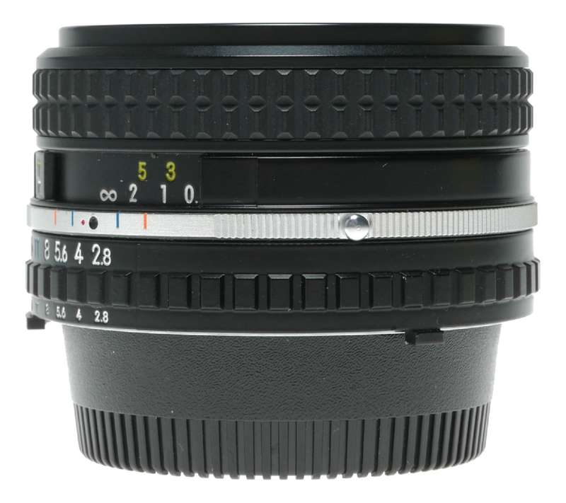 Nikon 1:2.8 28mm Series E camera wide angle lens
