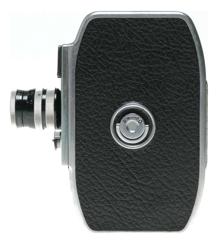 Bolex L-8 cine 8mm film movie camera later model Yvar 1:2.8 f=12.5mm
