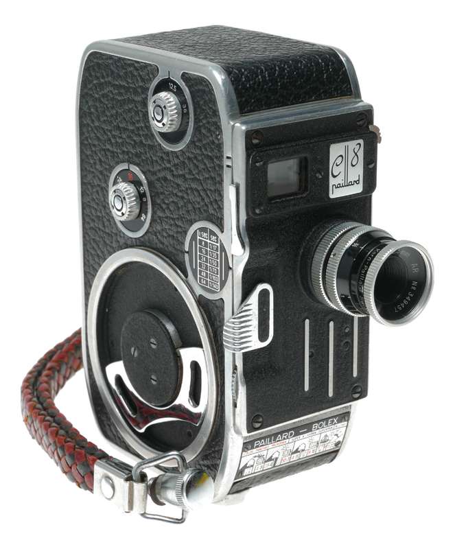 Bolex C8 movie 8mm film camera Yvar 1:2.5 f=12.5mm original strap