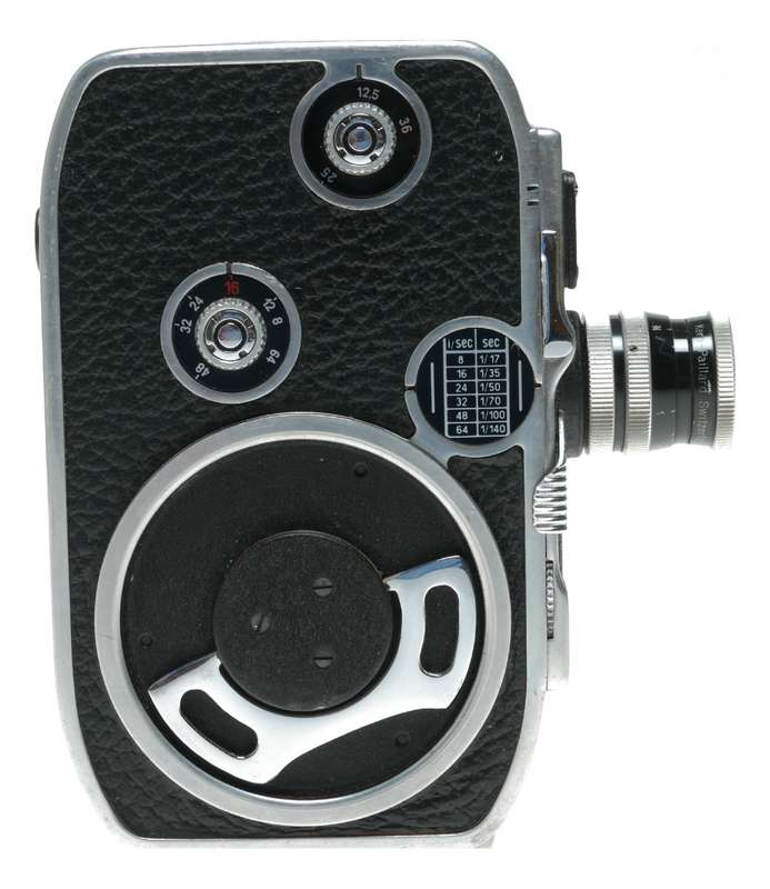 Bolex C8 movie 8mm film camera Yvar 1:2.5 f=12.5mm original strap