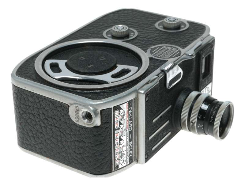 Bolex C8 movie 8mm film camera Yvar 1:2.5 f=12.5mm original strap