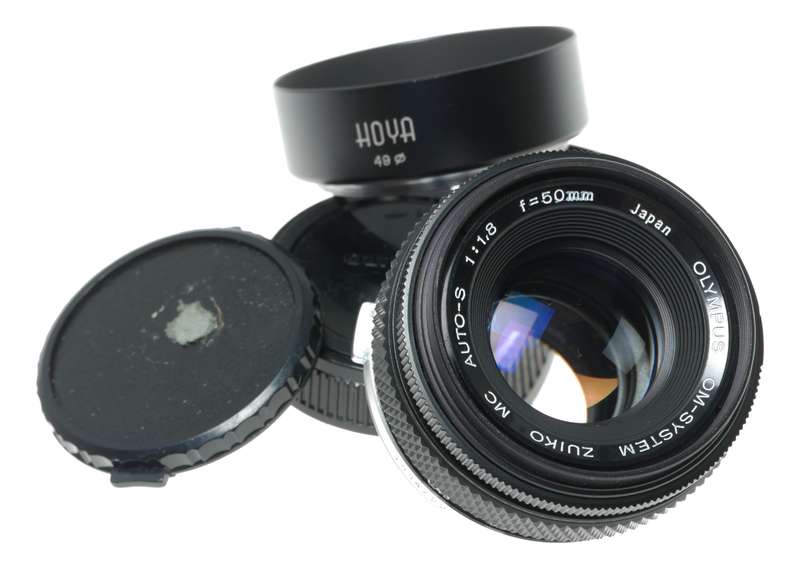 Olympus OM-System Auto-S 1:1.8 f=50mm Zuiko camera prime lens
