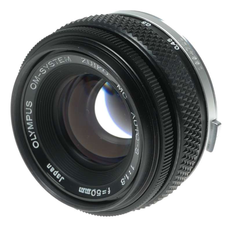 Olympus OM-System Auto-S 1:1.8 f=50mm Zuiko camera prime lens
