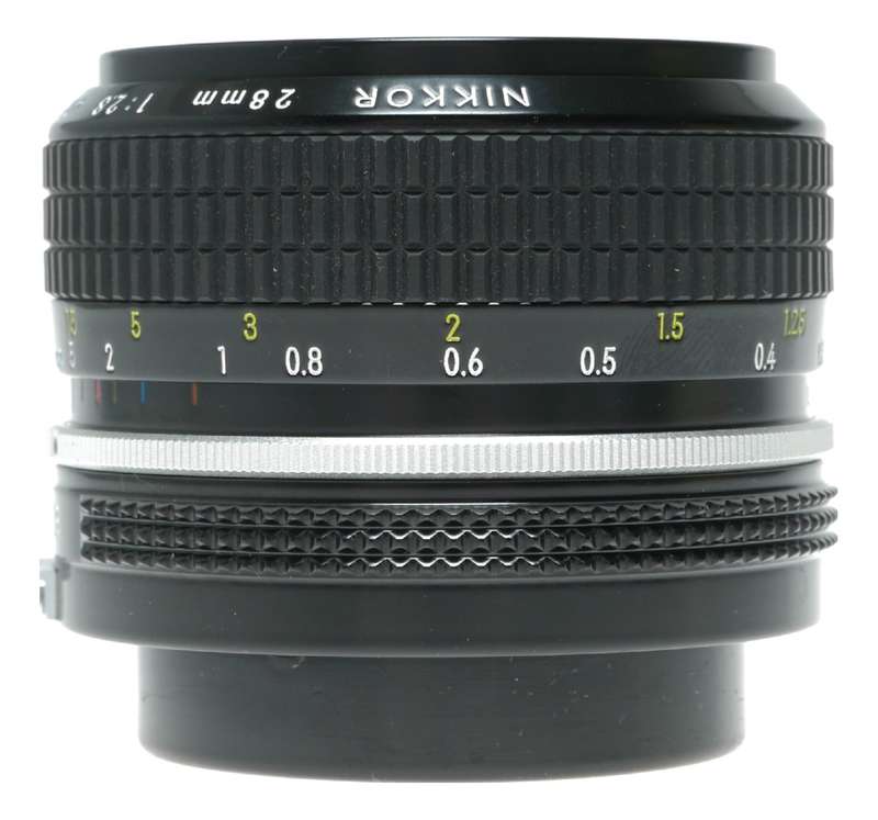 Nikon Ai Nikkor 1:2.8 28mm ultra-wide angle SLR camera lens excellent