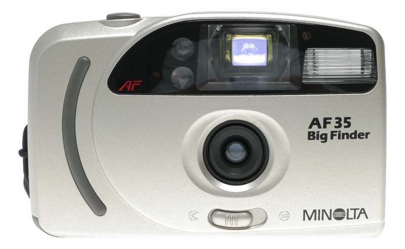 Minolta AF35 Big Finder 35mm film point shoot compact pocket camera