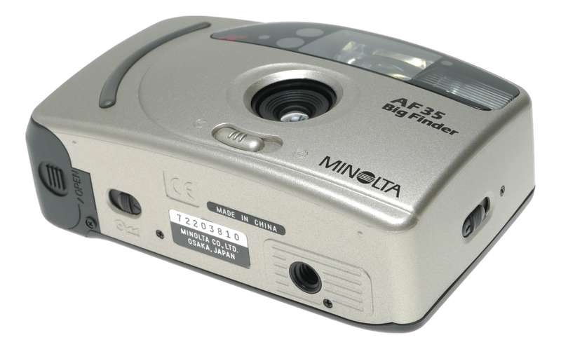 Minolta AF35 Big Finder 35mm film point shoot compact pocket camera