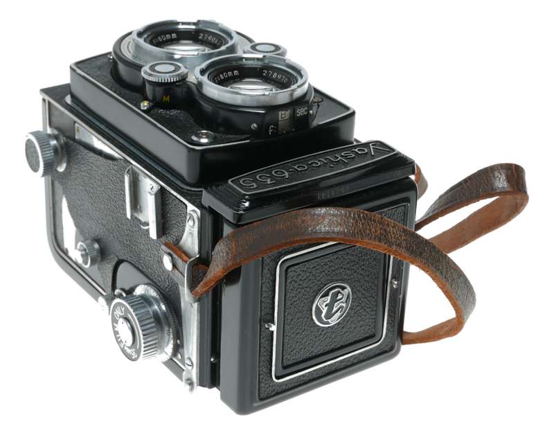 Yashica 635 TLR film 6x6 camera Yashikor 1:3.5 f=80mm