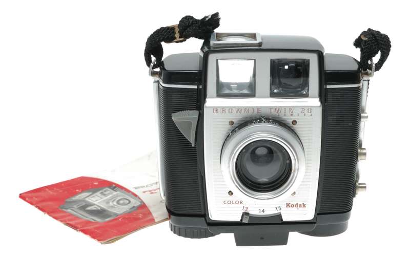 Kodak Brownie Twin 20 box Camera for 620 roll film 6x6 format
