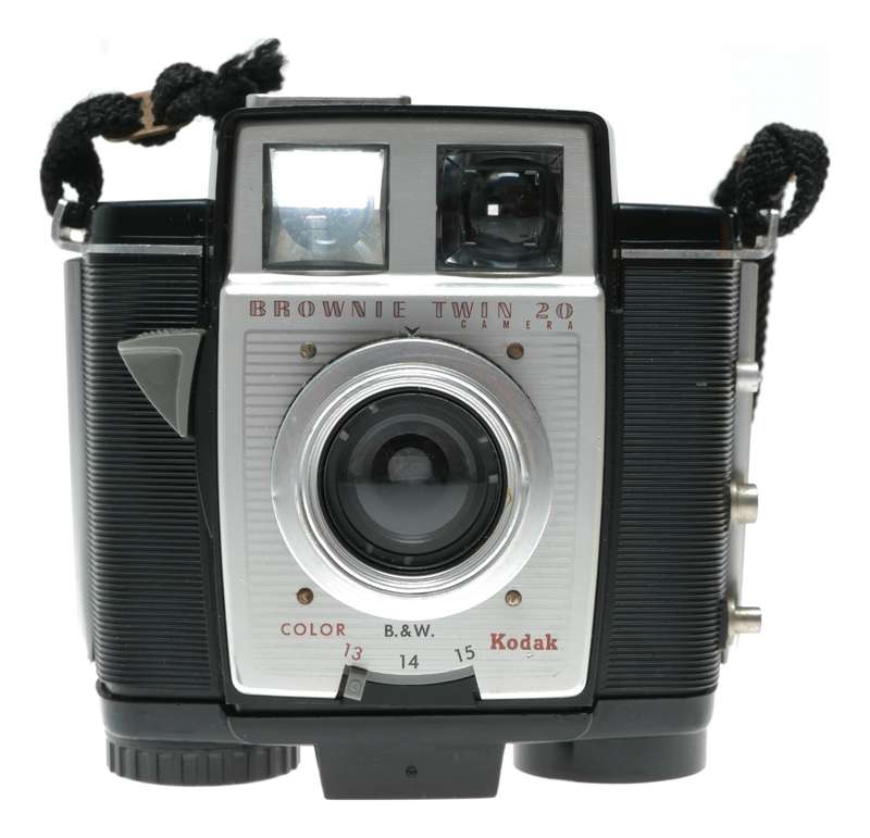 Kodak Brownie Twin 20 box Camera for 620 roll film 6x6 format