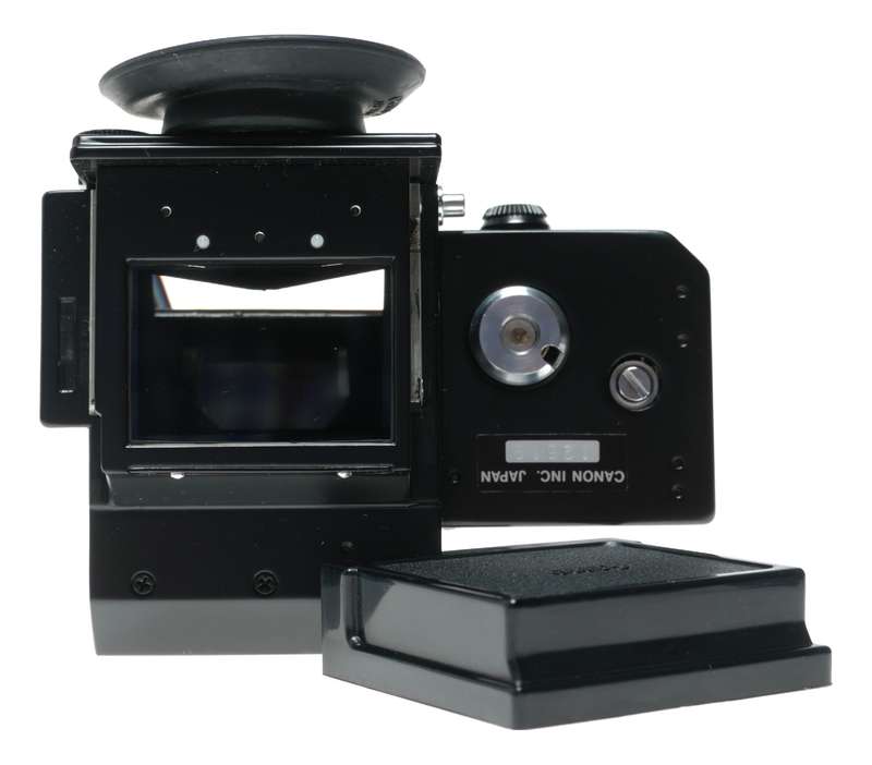 Canon T Booster Finder for F-1 35mm film SLR camera in keeper