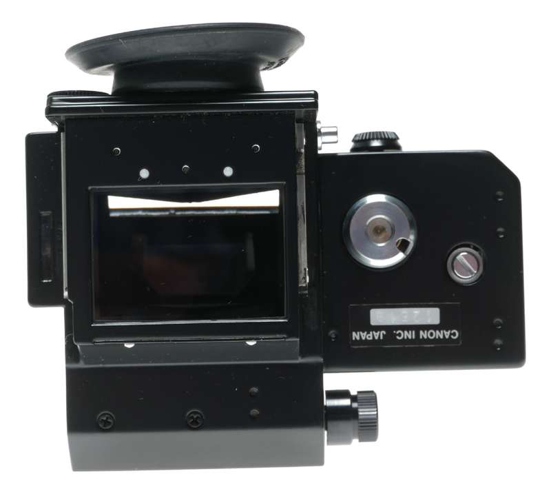 Canon T Booster Finder for F-1 35mm film SLR camera in keeper
