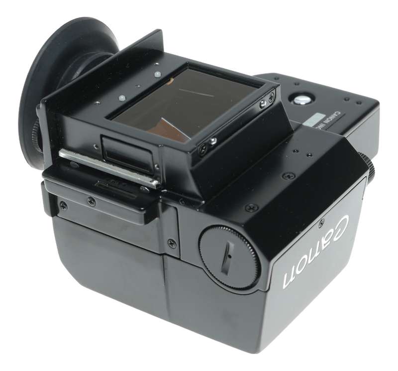 Canon T Booster Finder for F-1 35mm film SLR camera in keeper