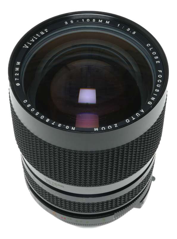 Vivitar Close Focusing Auto Zoom 1:3.5 35-105mm Olympus OM camera lens