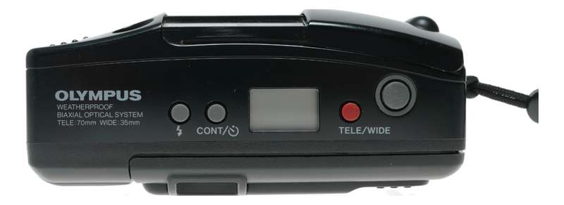 Olympus AF1 Twin Biaxial Optical System Weatherproof Tele Wide Compact camera