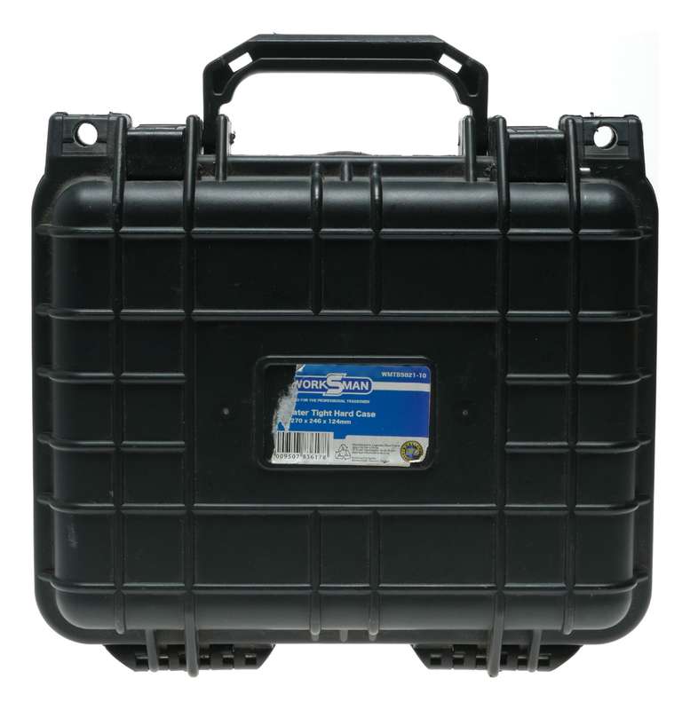 Worksman Photographic Camera Water Tight Hard Case 270x246x124