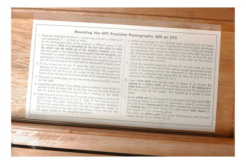 OTT Precision Pantograph Type 300 Carl Weiss Giessen Air Humidity Measuring Tool