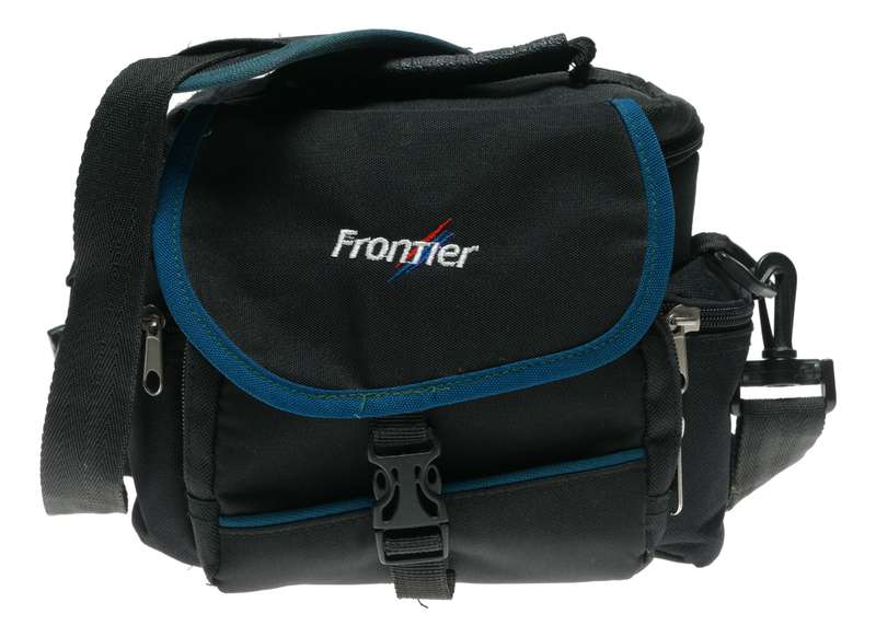 Frontier used vintage film camera case with shoulder strap