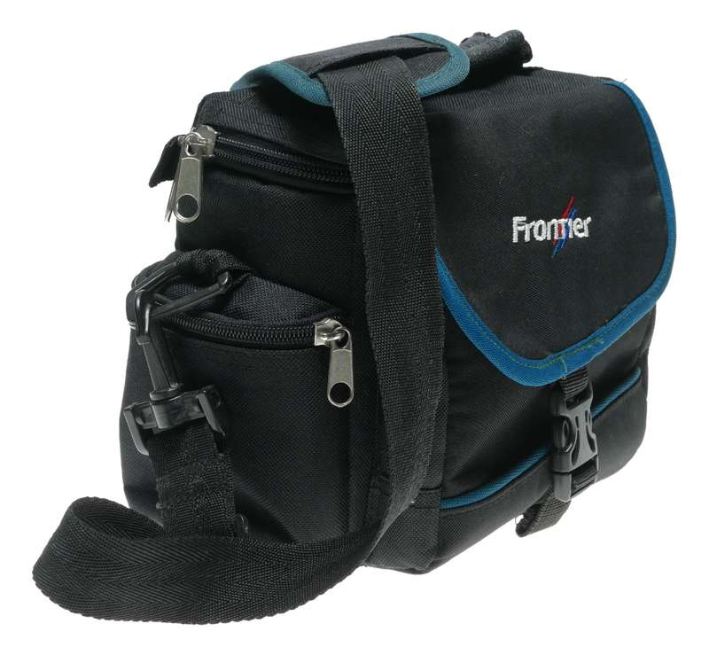 Frontier used vintage film camera case with shoulder strap
